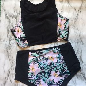 new high waisted two piece swimsuit